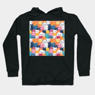 Feline Fantasy: Cute Anime Cats Galore Hoodie